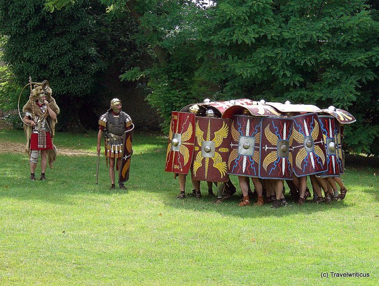 Testudo formation in Carnuntum